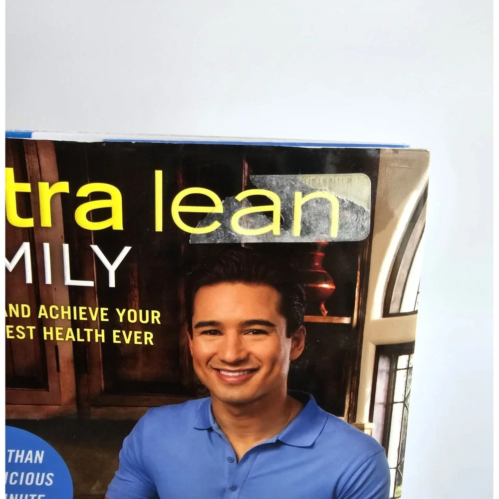 Mario Lopez Extra Lean Family Cookbook Healthy Recipes Meal Plans Hardcover